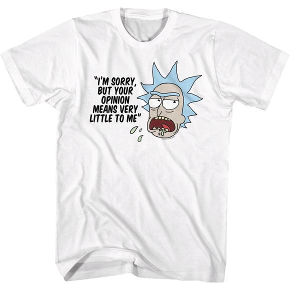 Other - Your Opinion Means Very Little Rick And Morty Tshirt